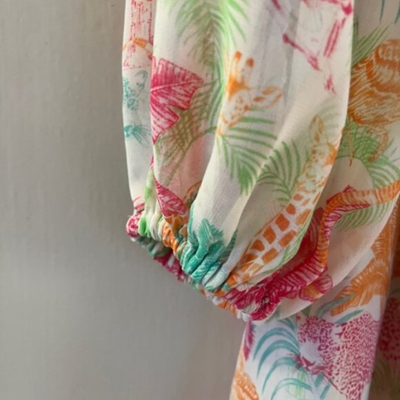 Cabi Sunset Kimono Sheer, Multicolor Sheer Wrap  Size S *Brand New* - Picture 6 of 7